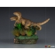Jurassic Park - Statuette 1/10 Deluxe Art Scale Just The Two Raptors 20 cm