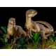 Jurassic Park - Statuette 1/10 Deluxe Art Scale Just The Two Raptors 20 cm