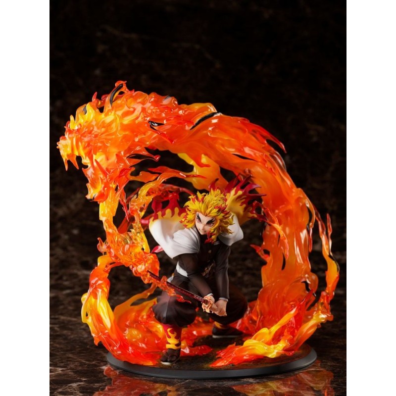 Demon Slayer Kimetsu No Yaiba Statuette PVC G.E.M. Rengoku Palm Size Edition Deluxe 9 Cm