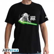 Star Wars - T-shirt Yoda homme black