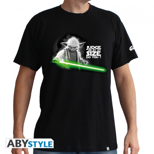 Star Wars - T-shirt Yoda homme black