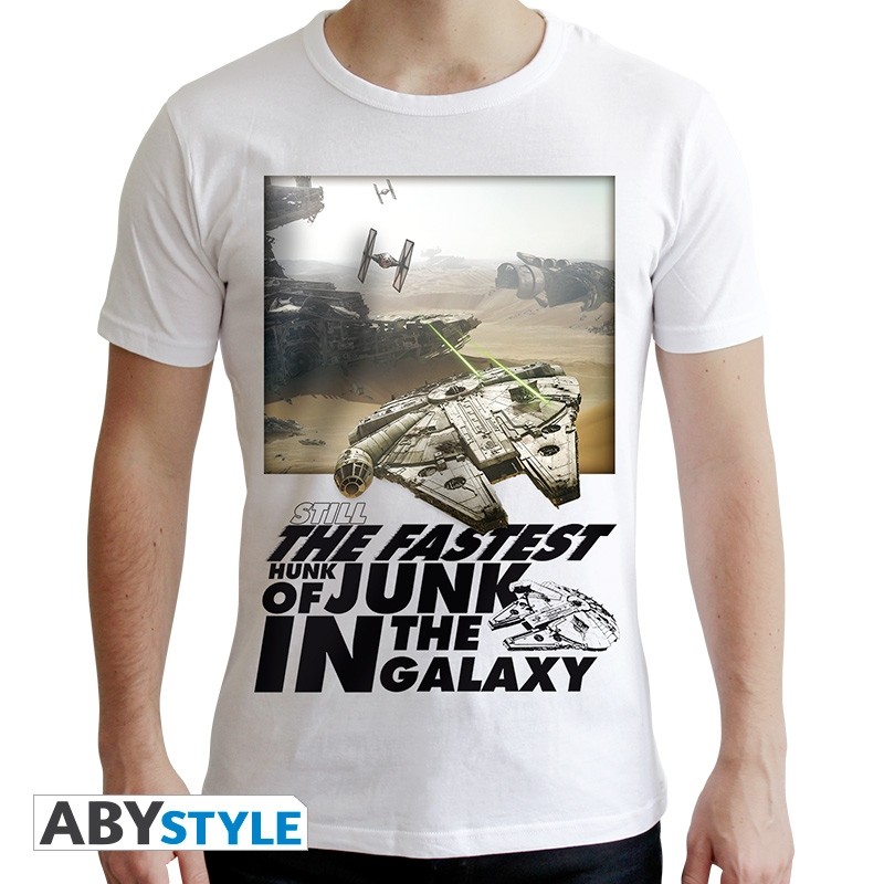 Star Wars - Tshirt Falcon Graphic homme MC white - new fit Star Wars - Tshirt Falcon Graphic homme MC white - new fit