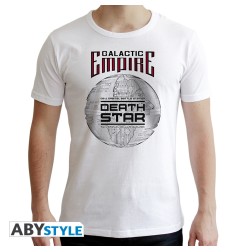 Star Wars - Tshirt Death Star homme MC white - new fit