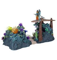 Avatar : La Voie de l'eau - Figurines Metkayina Reef with Tonowari and Ronal