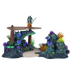 Avatar : La Voie de l'eau - Figurines Metkayina Reef with Tonowari and Ronal