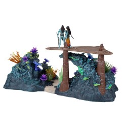 Avatar : La Voie de l'eau - Figurines Metkayina Reef with Tonowari and Ronal