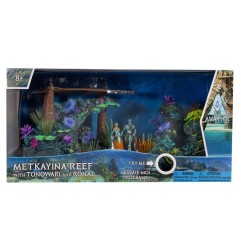 Avatar : La Voie de l'eau - Figurines Metkayina Reef with Tonowari and Ronal
