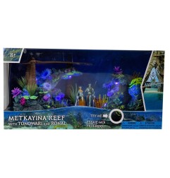 Avatar : La Voie de l'eau - Figurines Metkayina Reef with Tonowari and Ronal