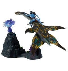 Avatar : La Voie de l'eau - Figurines Deluxe Medium Neteyam & Ilu