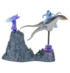 Avatar : La Voie de l'eau - Figurines Deluxe Medium Neteyam & Ilu