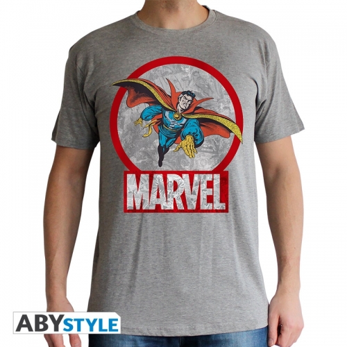 Marvel - T-shirt homme gris DR Strange