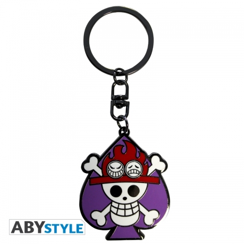 One Piece - Porte-clés Skull Ace