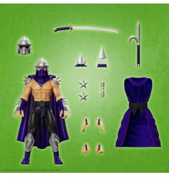 Tortues Ninja - Les Tortues ninja figurine Ultimates Shredder (Silver Armor) 18 cm