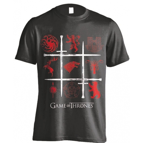Game of Trones - T-Shirt Sigils Swords