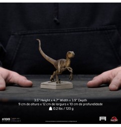 Jurassic Park - Jurassic World Icons statuette Velociraptor B 9 cm