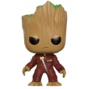 Les Gardiens de la Galaxie - Figurine POP!  Young Groot in Suit (Angry) 9 cm