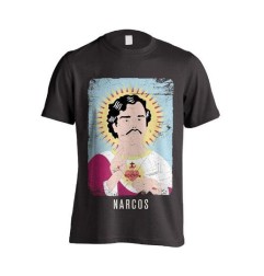 Narcos - T-Shirt Pablo Portrait Distressed 