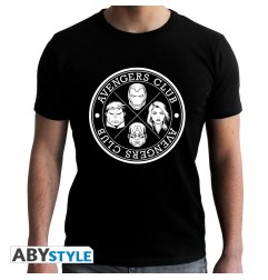 Marvel - Tshirt AVENGERS CLUB homme MC black- new fit