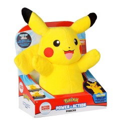 Pokémon - Peluche Power Action Pikachu 25 cm
