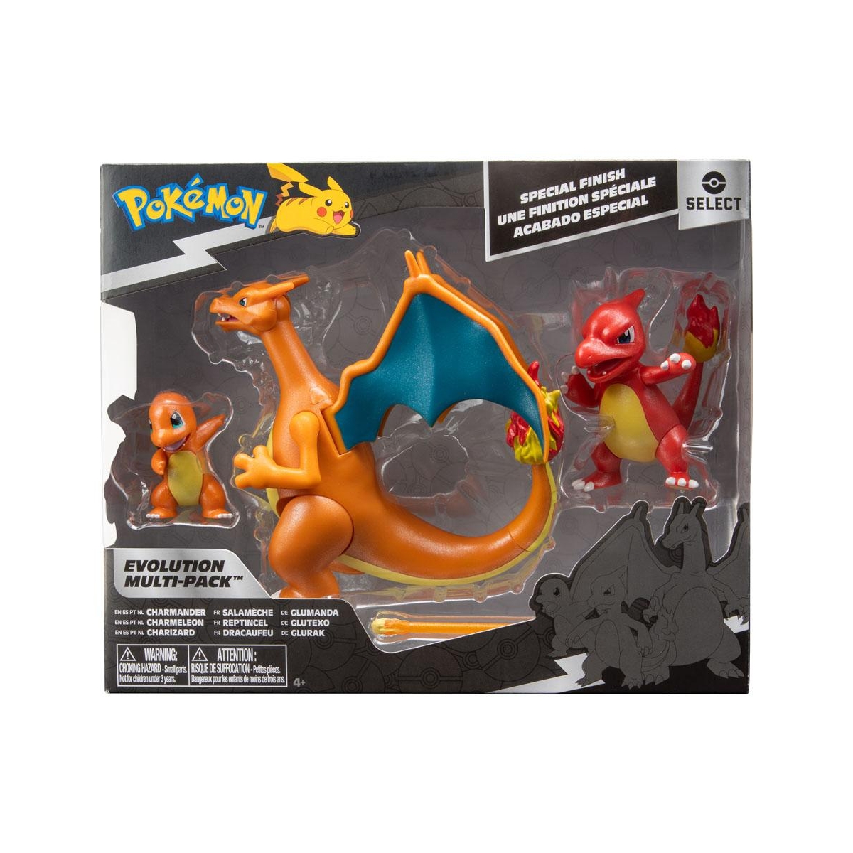 Pokémon - Figurine Charizard Dracaufeu articulée à construire - La