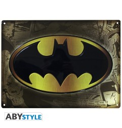 Dc Comics - Plaque mÃ©tal Batman (28x38)