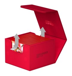 Ultimate Guard - Sidewinder 133+ XenoSkin Monocolor Rouge