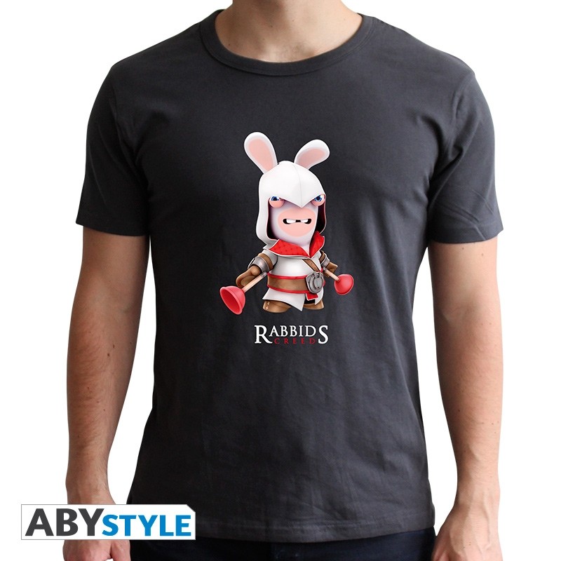 Lapins Cretins - Tshirt Spoof Assassin homme MC dark grey - new fit