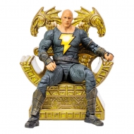 DC Black Adam Movie - Figurine Black Adam with Throne 18 cm