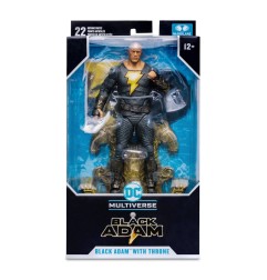 DC Comics - DC Black Adam Movie figurine Black Adam with Throne 18 cm