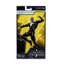 DC Black Adam Movie - Figurine Black Adam with Throne 18 cm