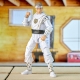 Power Rangers X Cobra Kai Ligtning Collection - Figurine Morphed Daniel LaRusso White Crane Ranger 15 cm