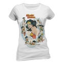 DC Comics - T-Shirt femme Wonder Woman Vintage 
