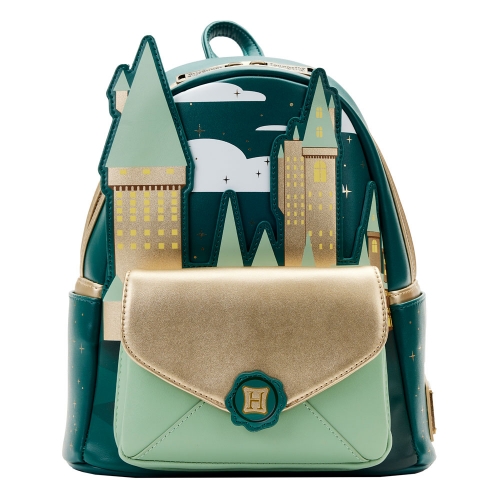 Harry Potter - Sac à dos Golden Hogwarts Castle By Loungefly