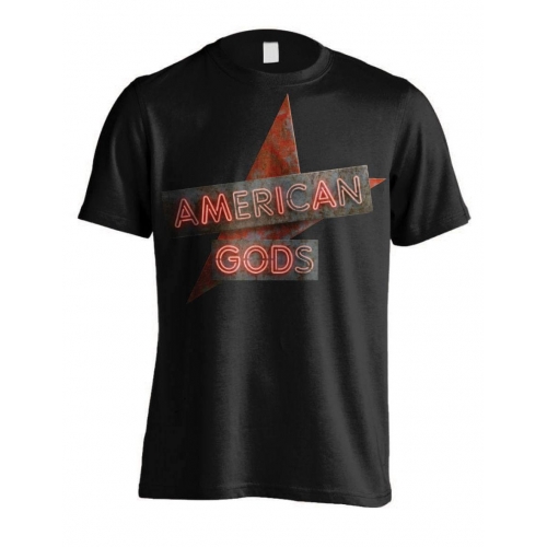 American Gods - T-Shirt Logo & Star 