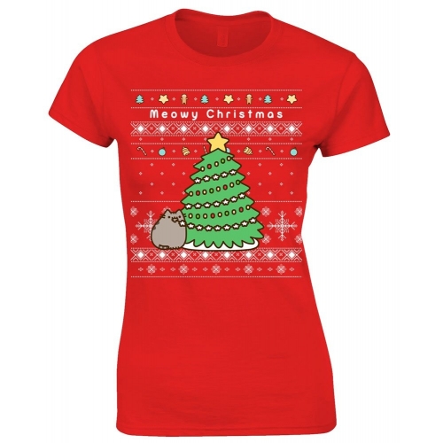 Pusheen - T-Shirt femme Christmas Tree 