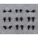 Original Character - Accessoires pour figurines Nendoroid Doll Hand Parts Set Gloves Ver. (Black)