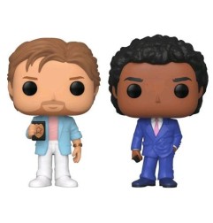 Miami Vice - Pack 2 POP! Vinyl figurines Crockett & Tubbs 9 cm