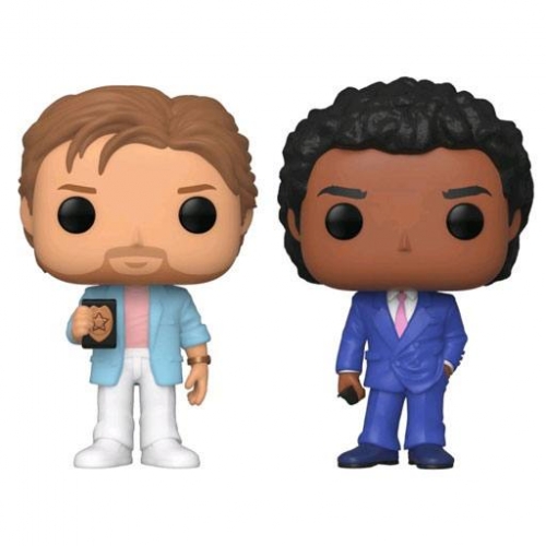 Miami Vice - Pack 2 figurines POP! Crockett & Tubbs 9 cm