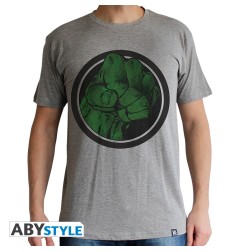 Marvel - Tshirt Hulk Smash homme MC sport grey Â basic