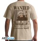 One Piece - Tshirt Wanted Trafalgar Law homme MC sand  - basic