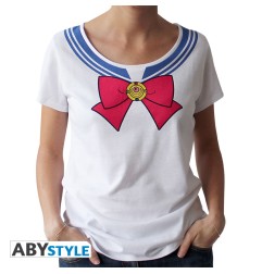 Sailor Moon - Tshirt Cosplay femme MC white - basic