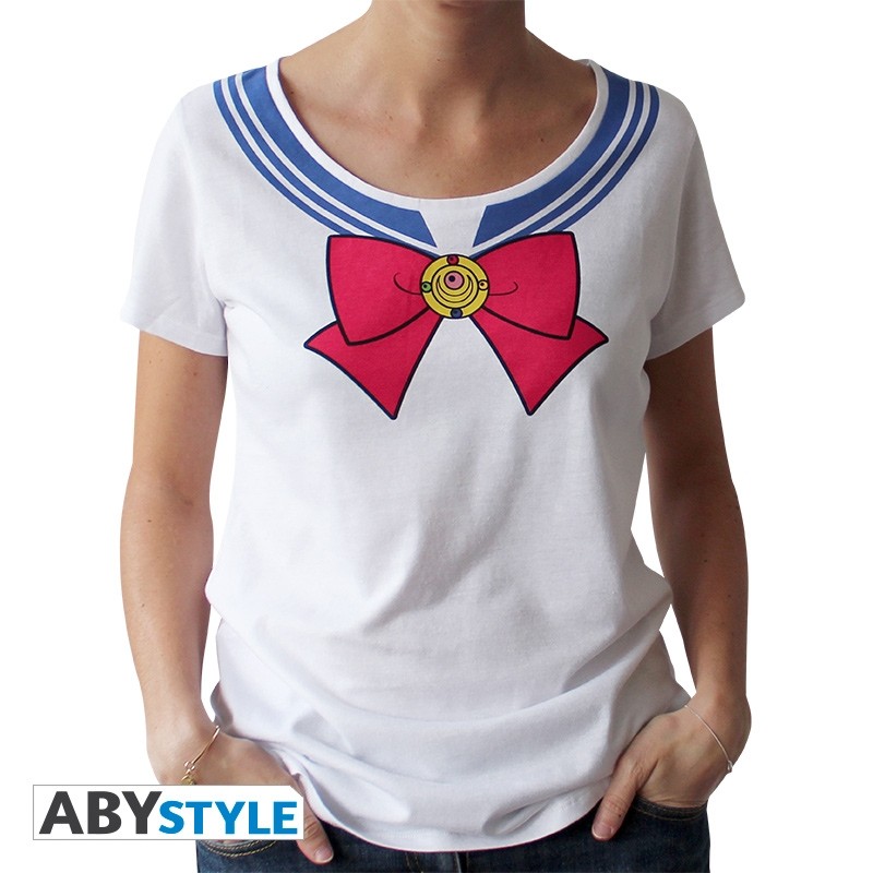 Sailor Moon - Tshirt Cosplay femme MC white - basic