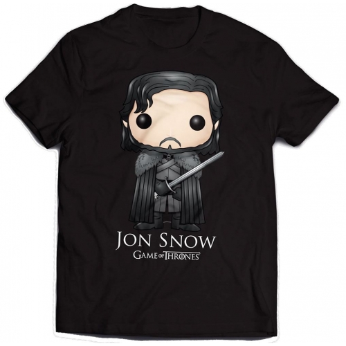 Game of thrones - T-Shirt Jon Snow Bling Art 