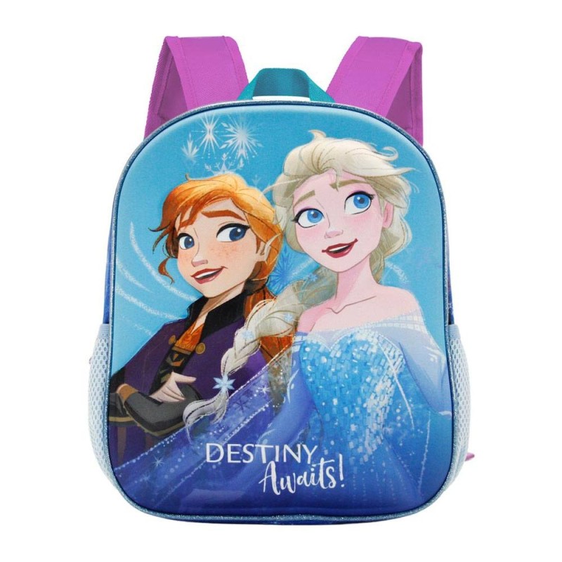 Sac à Dos La Reine Des Neiges 3D Avec Masque 34 Cm U - Bagagerie - Maroquinerie