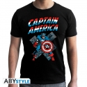 Captain America - Tshirt homme Captain America Vintage SS black