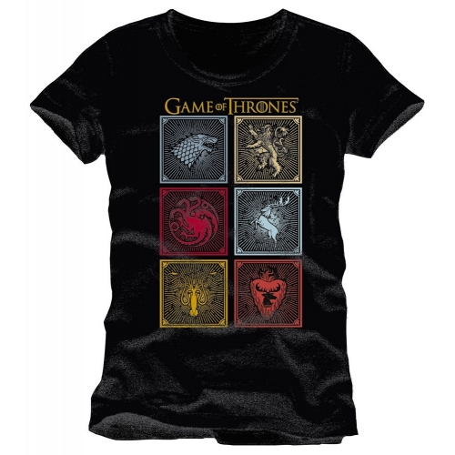 Game of thrones - T-Shirt Badges Of The King 