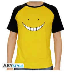 Assassination Classroom - Tshirt Koro smile homme MC jaune -premium