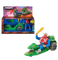 Les Maîtres de l'Univers Origins - Figurine et véhicule Mekaneck & Ground Ripper 14 cm