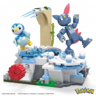 Pokémon - Jeu de construction Mega Construx Jour de neige pour Tiplouf et Farfuret 11 cm