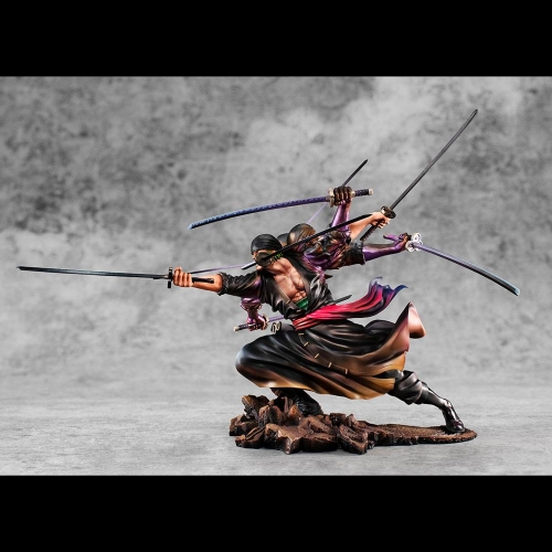 One Piece - Statuette Excellent Model P.O.P. SA-Maximum Roronoa Zoro Ver. Demon Spirit Kyuutouryuu Asura 17 cm